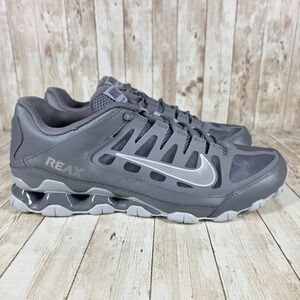 Nike Reax TR Training Shoes Comfort Gym Athletic Sneakers Gray Size 13